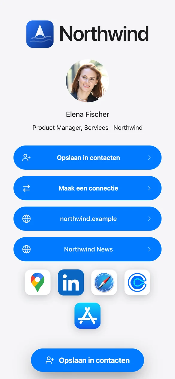 Digitaal visitekaartje van Elena Fischer