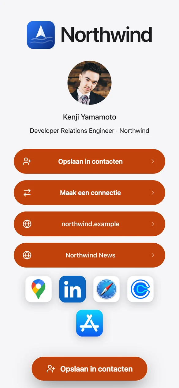 Digitaal visitekaartje van Kenji Yamamoto