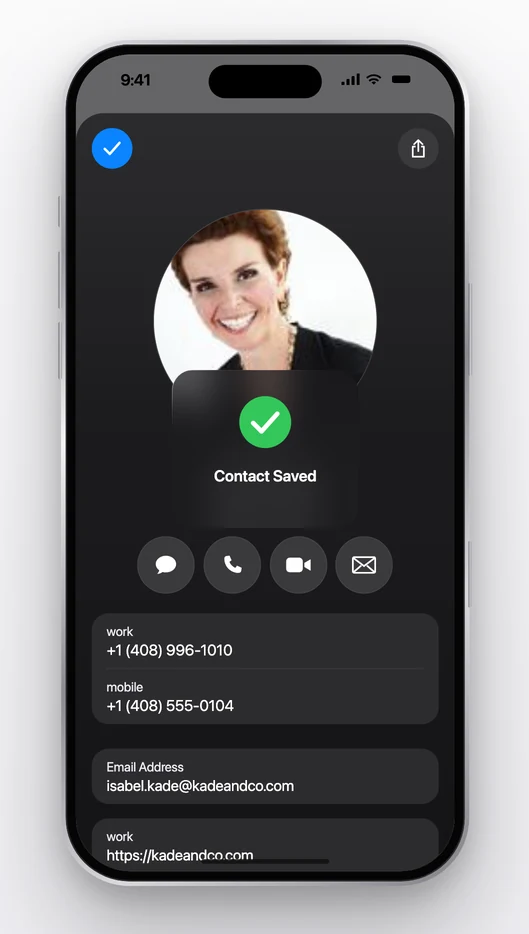 Opgeslagen in één tap